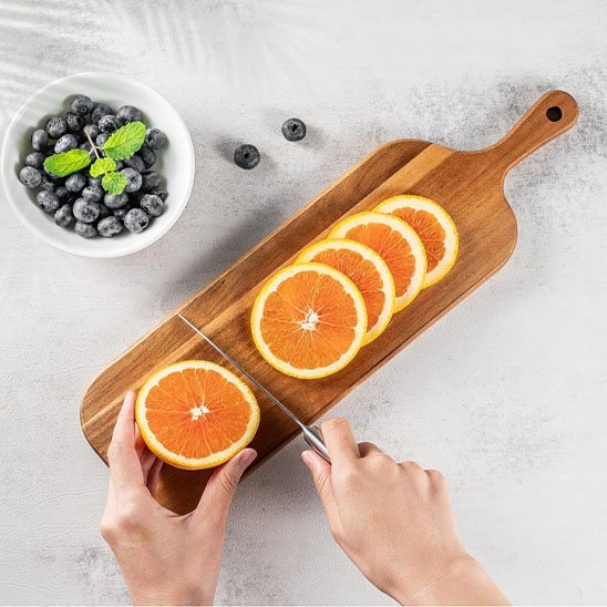 Planche à découper | Premium Bois Naturel - Accessoires Sucrés
