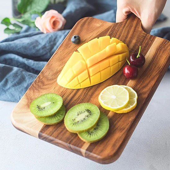 Planche à découper | Premium Bois Naturel - Accessoires Sucrés