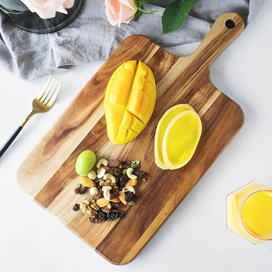 Planche à découper | Premium Bois Naturel - Accessoires Sucrés