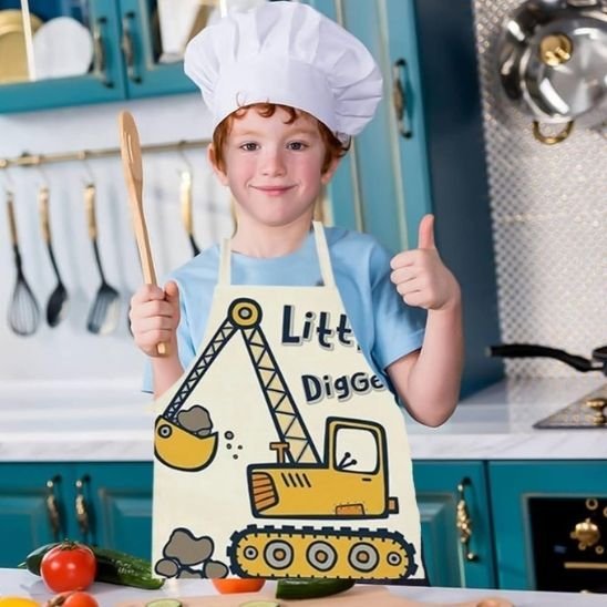 Tablier de cuisine 100% coton | ÉlégantChef - Accessoires Sucrés
