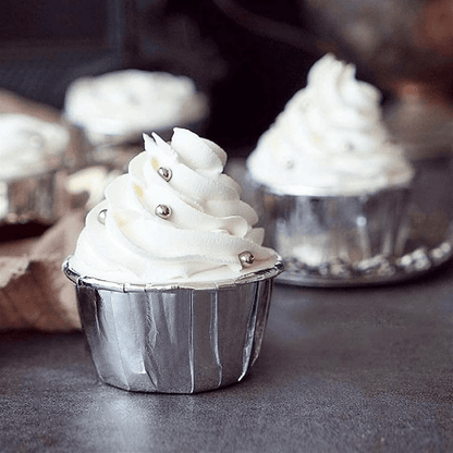 Caissette pour Muffins - CupcakeWrappers™ - Argenté - Accessoires Sucrés