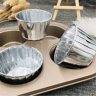 Caissette pour Muffins - CupcakeWrappers™ - Argenté - Accessoires Sucrés