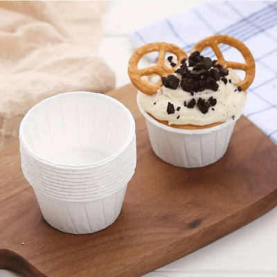 Caissette pour Muffins - CupcakeWrappers™ - Blanc - Accessoires Sucrés