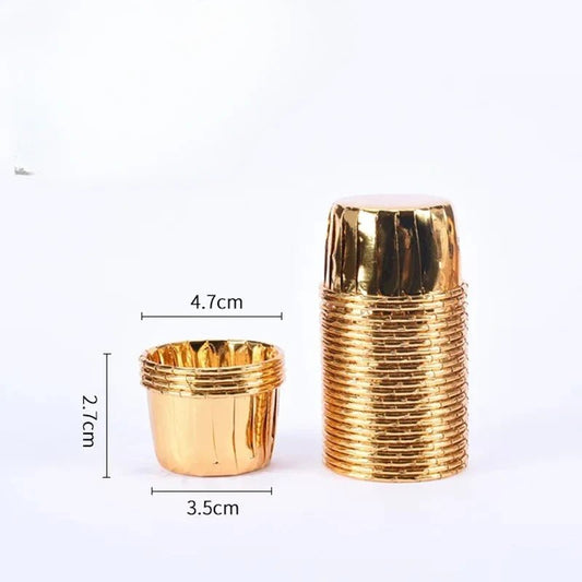 Caissette pour Muffins - CupcakeWrappers™ - Dorée - Accessoires Sucrés