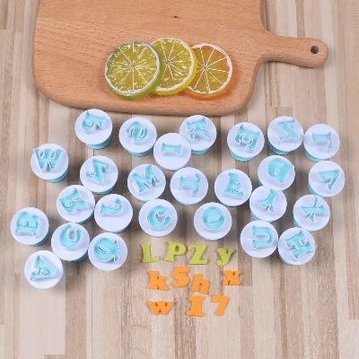 MOULE À PATISSERIE - BakingPastryDecoration™ - Alphabet Majuscule - Accessoires Sucrés