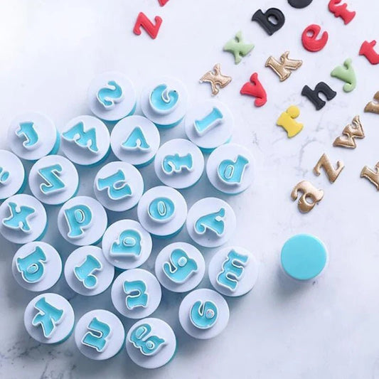 MOULE À PATISSERIE - BakingPastryDecoration™ - Alphabet Minuscule - Accessoires Sucrés