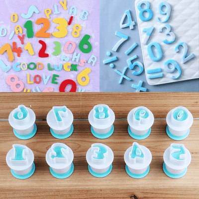 MOULE À PATISSERIE - BakingPastryDecoration™ - Nombre - Accessoires Sucrés