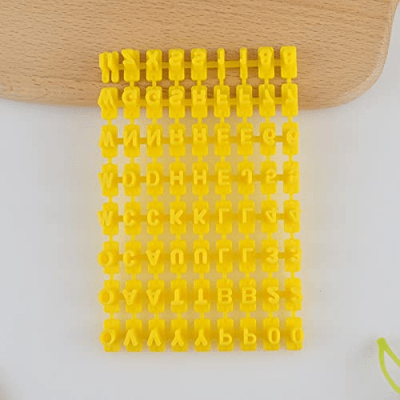 MOULE À PATISSERIE - BakingPastryDecoration™ - Nombre et Lettre - Accessoires Sucrés